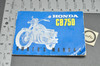 Vintage 1970-1971 Honda CB750 K1 Motorcycle Owners Manual OEM