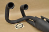 Vtg OEM Honda XR650 L Muffler Exhaust Header Pipe w/ Heat Shield 18320-MY6-670