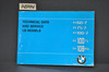 VTG 1976 BMW R60/7 R75/7 R100/7 R100 S RS Technical Data Service Manual Repair