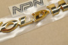 NOS Honda 1998-2000 GL1500 Gold Wing Side Cover Badge Emblem B * AS IS *83606-MAM-A81