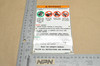 NOS Honda TRX250 TRX300 TRX350 Fourtrax Caution Warning Label 87504-HM5-A10