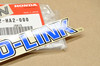 NOS Honda 1985-86 ATC250 R Pro Link Rear Swingarm Emblem Decal 87502-HA2-000