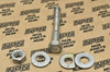 NOS Honda SL90 Large 8 Fork Top Bridge Bolt w/ Washers & Nut 90124-074-000