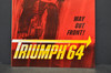 VTG NOS 1964 Triumph Motorcycle Dealer Brochure Bonneville T120 TR6 Thunderbird