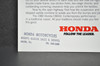 Vintage NOS 1980 Honda CB650 Motorcycle Brochure Dealer Spec Sheet