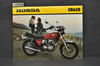 Vintage NOS 1980 Honda CB650 Motorcycle Brochure Dealer Spec Sheet