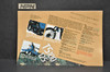 Vintage Suzuki TS100 T TS125 T Motorcycle Dealer Brochure 1980 NOS Dealer Stamp