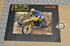 Vintage NOS 1984 Suzuki PE175 Motorcycle Brochure OEM Dealer Stamp Specs MX