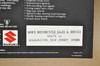 Vintage NOS 1985 Suzuki GS1150 E GS1150ES Brochure OEM Dealer Stamp Specs NEW