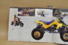 Vintage NOS 1985 Suzuki LT250 R Quadracer Brochure OEM Dealer Stamp Specs NEW