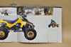 Vintage NOS 1985 Suzuki LT250 R Quadracer Brochure OEM Dealer Stamp Specs NEW