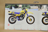Vintage NOS 1985 Suzuki DR100 DR250 Brochure OEM Dealer Stamp Specs NEW
