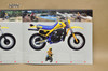 Vintage NOS 1985 Suzuki JR50 DS80 Brochure OEM Dealer Stamp Specs NEW