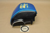 Vtg OEM Honda 1978 CB400 A CB400T Hawk Blue Left Side Cover 83700-413-000 ZA