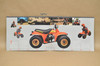 Vintage NOS 1985 Suzuki LT50 Quadrunner Brochure OEM Dealer Stamp Specs NEW