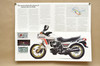 Vintage NOS 1982 Honda CX500 Turbo Motorcycle Brochure OEM Dealer Stamp Specs