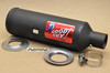 NOS Strader Good Guy 1.187" Motorcycle Dirt Bike Exhaust Muffler Spark Arrester