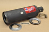 NOS Strader Good Guy 1.187" Motorcycle Dirt Bike Exhaust Muffler Spark Arrester