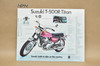 Vintage NOS 1971 Suzuki T350 R Rebel T500 R Titan Brochure OEM Dealer Specs