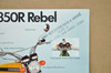 Vintage NOS 1971 Suzuki T350 R Rebel T500 R Titan Brochure OEM Dealer Specs