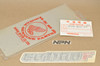 NOS Honda 1983 CB1100 F Super Sport Side Cover Decal Sticker 87124-MG5-670 ZB