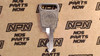 NOS Honda OEM Ignition Switch & Lock Key Single Groove H6036