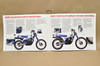 Vintage NOS 1984 Suzuki DR100 DR125 Motorcycle Dealer Brochure OEM