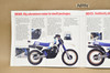 Vintage NOS 1984 Suzuki DR100 DR125 Motorcycle Dealer Brochure OEM