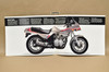 Vintage NOS 1983 Suzuki XN85 Turbo Motorcycle Brochure Dealer Specs OEM