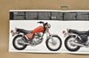 Vintage NOS 1983 Suzuki GN125 GN250 Motorcycle Brochure Dealer Specs OEM