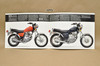 Vintage NOS 1983 Suzuki GN125 GN250 Motorcycle Brochure Dealer Specs OEM