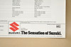 Vintage NOS 1983 Suzuki JR50 R DS80 Motorcycle Brochure Dealer Specs OEM