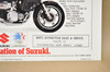 Vintage NOS 1984 Suzuki GS1100 K Motorcycle Brochure Dealer Specs OEM