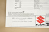 Vintage NOS 1983 Suzuki GS1100 GK Motorcycle Brochure Dealer Specs OEM