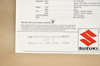 Vintage NOS 1983 Suzuki GS550 L Motorcycle Brochure Dealer Specs OEM
