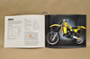 Vintage NOS 1982 Suzuki RM60 RM80 RM125 RM250 RM465 Brochure Dealer Specs OEM