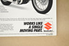 Vintage NOS 1986 Suzuki VS700 GL Intruder Brochure Motorcycle Dealer Specs OEM