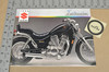 Vintage NOS 1986 Suzuki VS700 GL Intruder Brochure Motorcycle Dealer Specs OEM