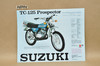 VTG NOS 1975 Suzuki TS125 Duster TC125 Prospector Brochure Dealer Specs OEM