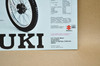 Vintage NOS 1975 Suzuki RL250 Exacta Motorcycle Brochure Dealer Specs OEM