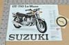 Vintage NOS 1975 Suzuki GT750 LeMans GT550 Indy Motorcycle Brochure Dealer Specs OEM