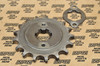 Vtg OEM Honda 82 CB650 CB6560SC Drive Sprocket 17T & Fixing Plate 23801-460-680