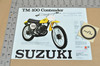 Vintage NOS 1975 Suzuki TM125 Challenger TM100 Contender Brochure Dealer Specs