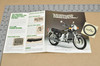 Vintage NOS Suzuki RE-5 RE5 Rotary Brochure Motorcycle Dealer Specs OEM