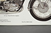 Vintage NOS 1969-70 Suzuki T350 Rebel Motorcycle Brochure Dealer Specs OEM