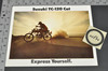 Vintage NOS 1969-70 Suzuki TC120 Cat Motorcycle Brochure Dealer Specs OEM