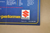 Vintage 1979 Suzuki RM100 RM125 Motocross Brochure Motorcycle Dealer Specs OEM