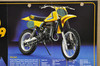 Vintage 1979 Suzuki RM250 RM400 Motocross Brochure Motorcycle Dealer Specs OEM