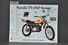 Vintage NOS 1973 Suzuki TS250 J Savage TM250 J Champion Brochure Dealer Specs