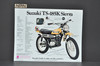 Vintage NOS 1973 Suzuki TS185 K Sierra TC125 K Prospector Brochure Dealer Specs OEM